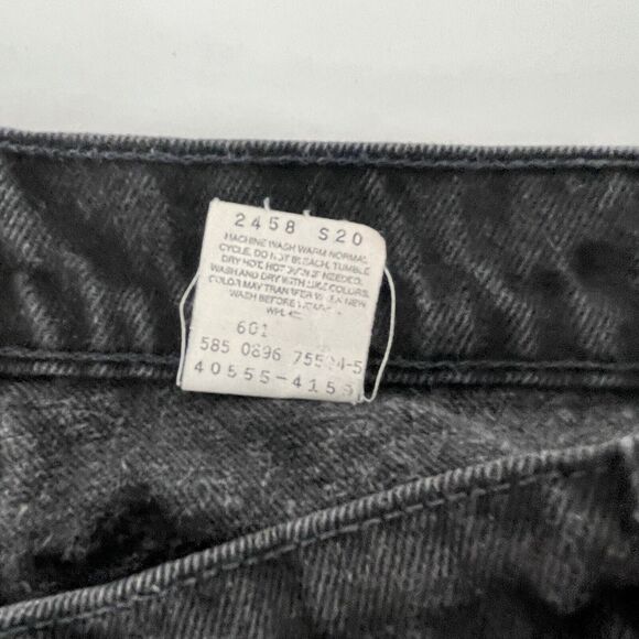 Vintage 90's Levi's 555 Orange Tab Men's Jeans Relaxed Fit Straight Leg 42x27 - Picture 5 of 8